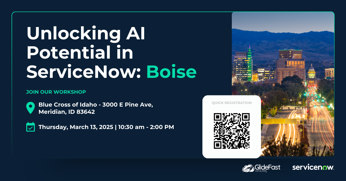 GlideFast Workshop - Unlocking AI Potential in ServiceNow GlideFast Workshop - Unlocking AI Potential in ServiceNow