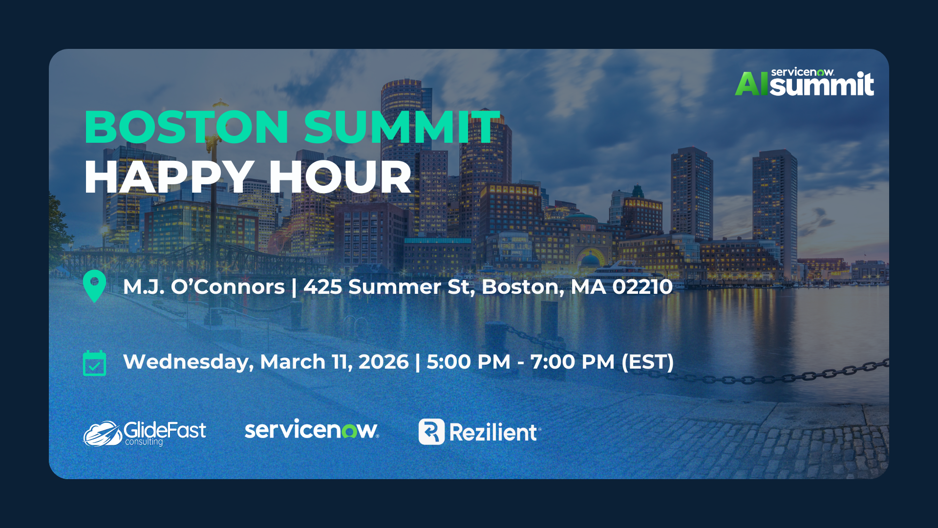Boston Summit Happy Hour Boston Summit Happy Hour