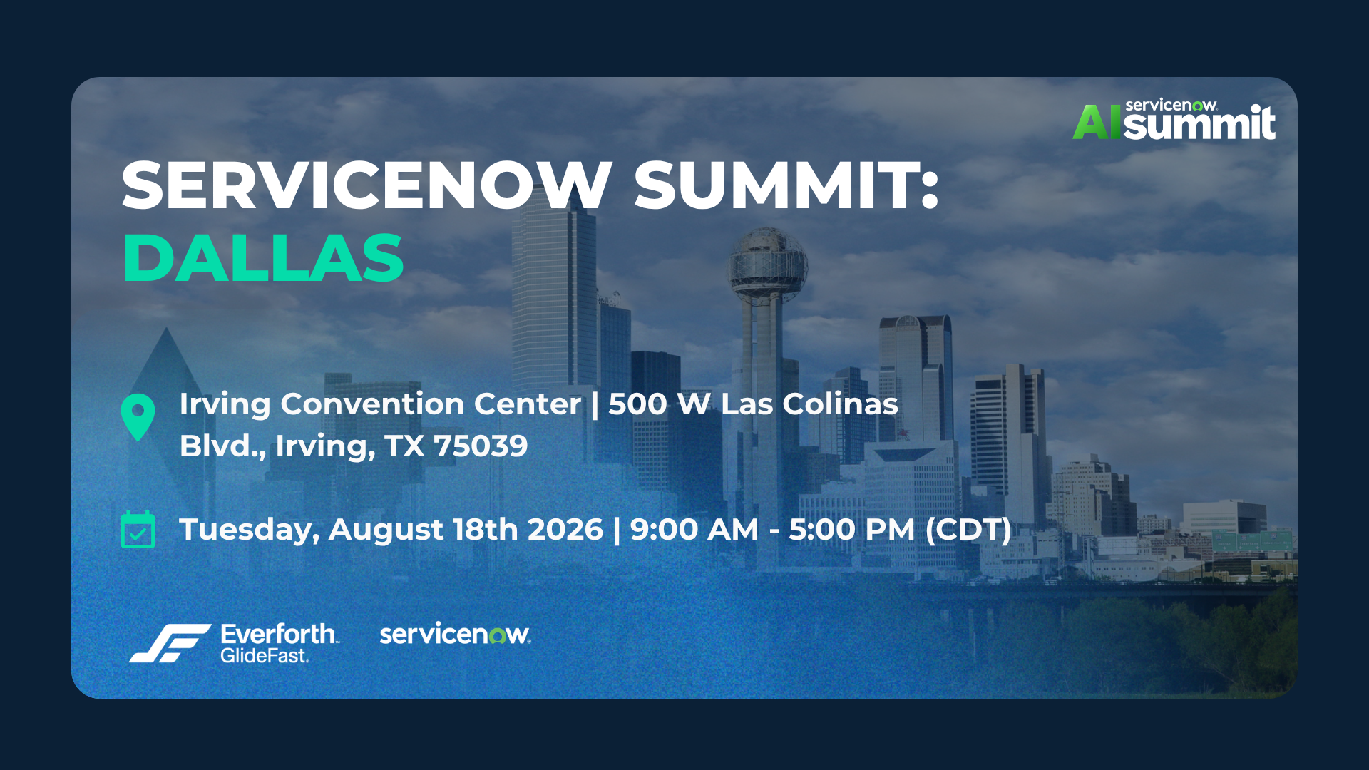 ServiceNow Summit: Dallas