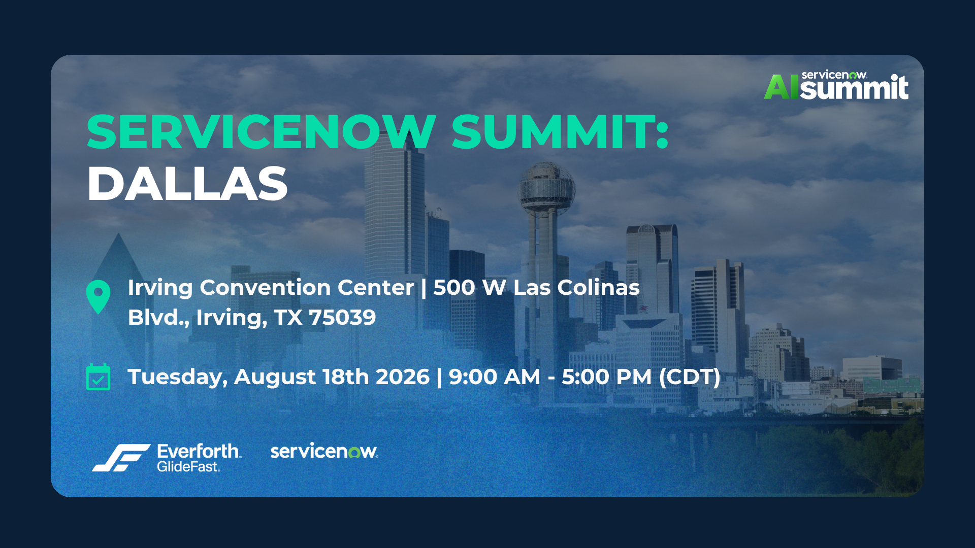 ServiceNow Summit: Dallas