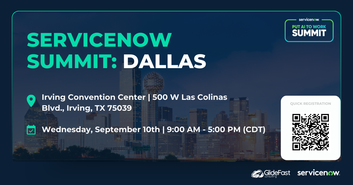 ServiceNow Summit - Dallas ServiceNow Summit - Dallas