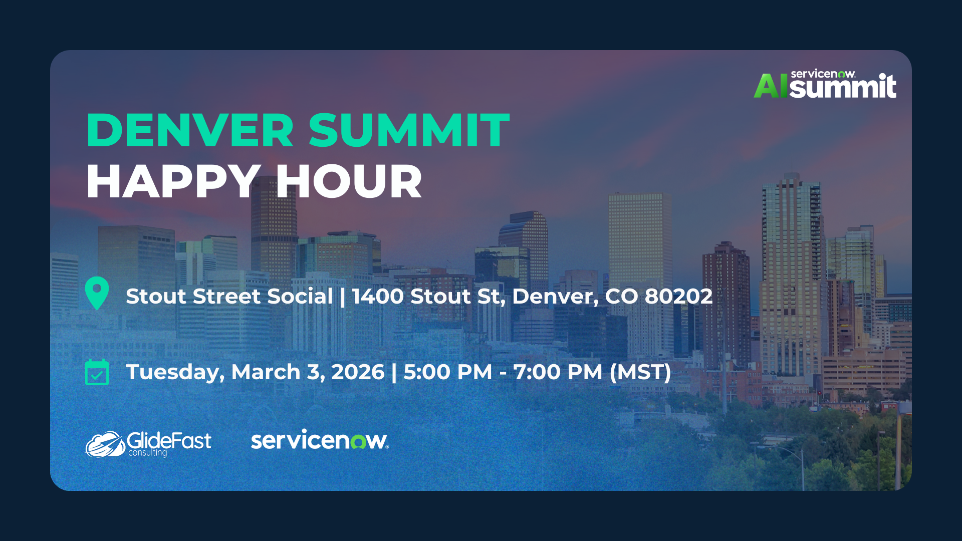 Denver Summit Happy Hour Denver Summit Happy Hour