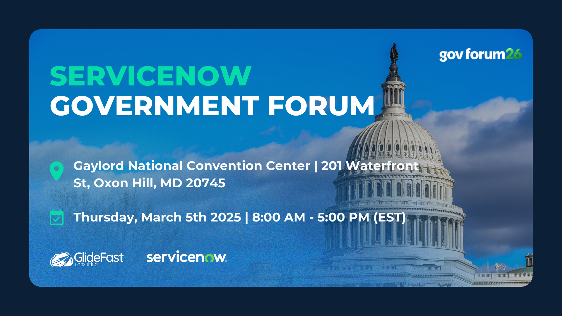 ServiceNow Government Forum ServiceNow Government Forum