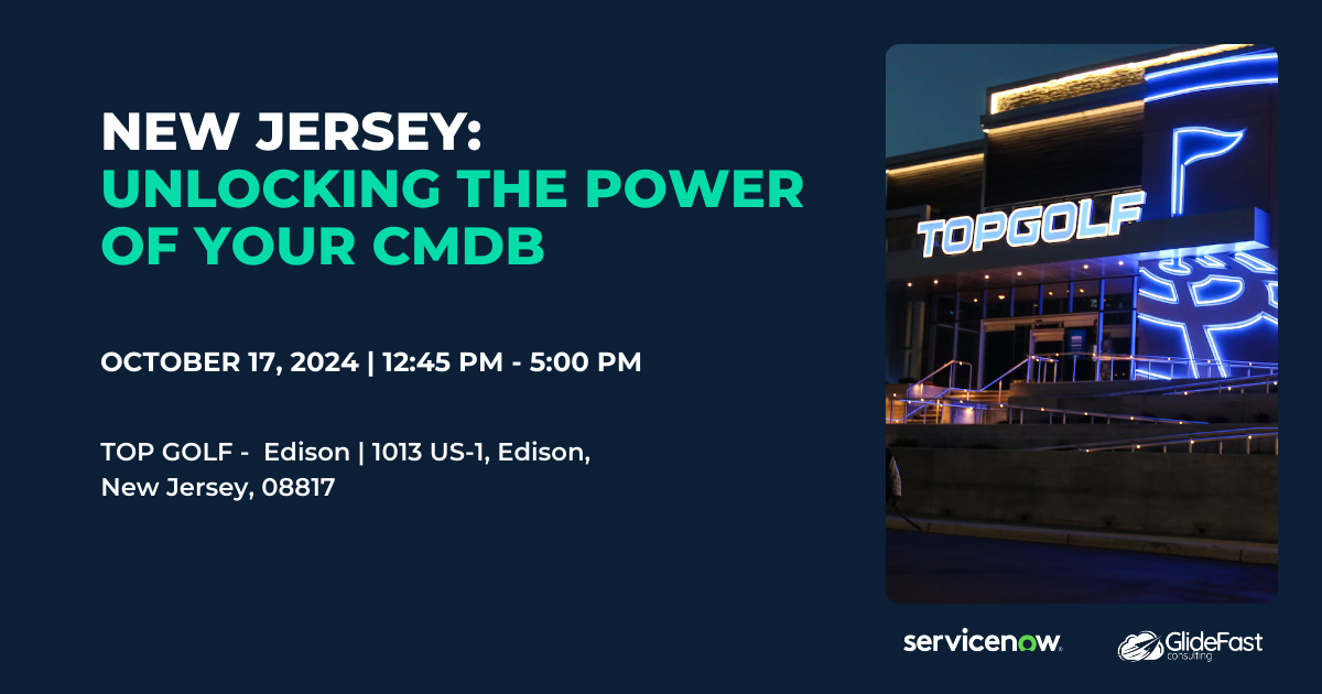 GlideFast CMDB Workshop | New Jersey