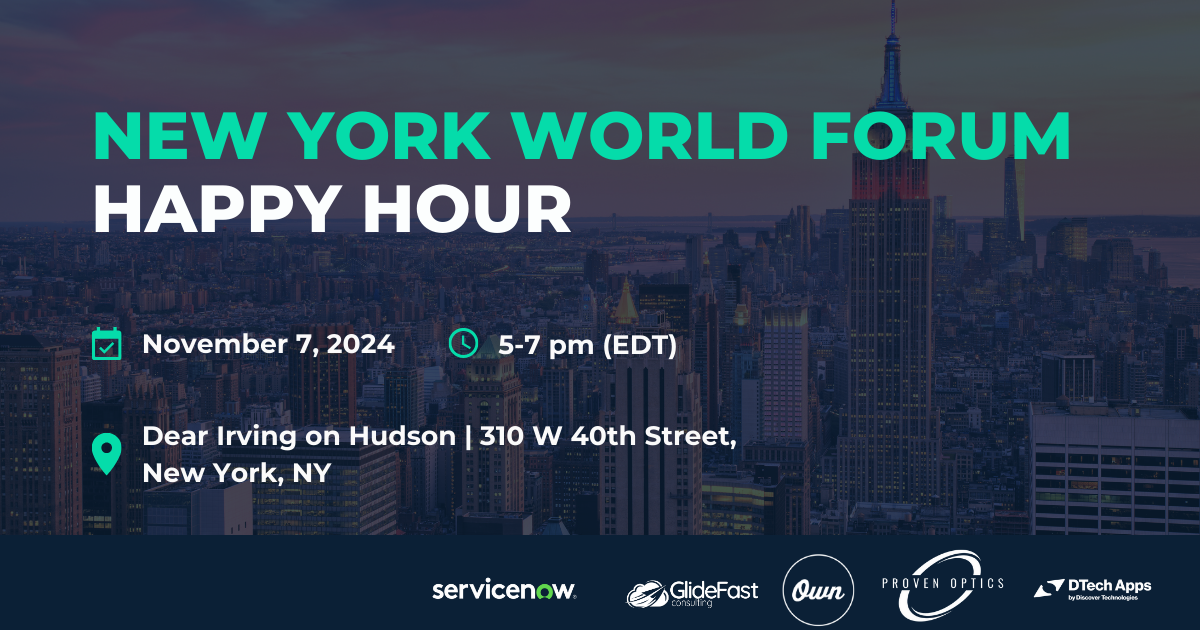 World Forum Happy Hour | New York City World Forum Happy Hour | New York City