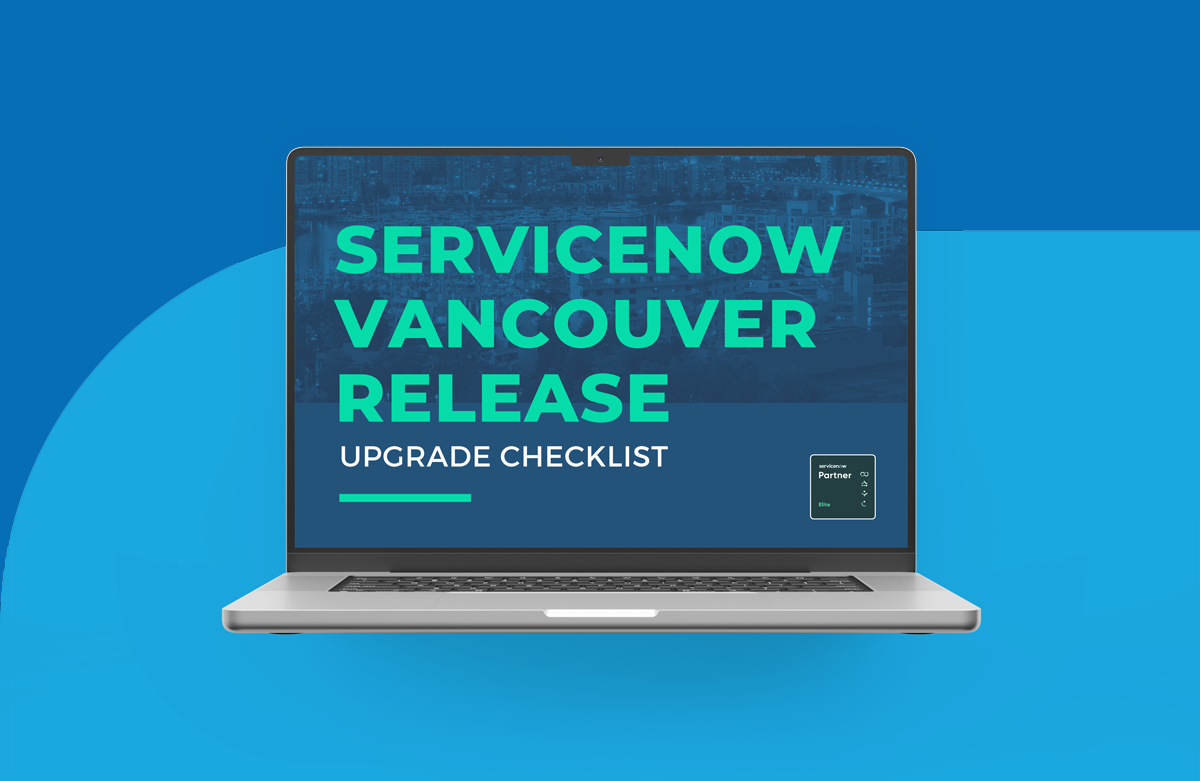 Upgrade to ServiceNow Vancouver