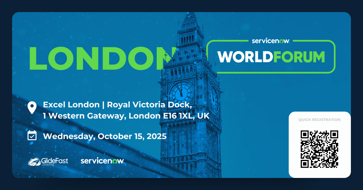 ServiceNow World Forum - London ServiceNow World Forum - London