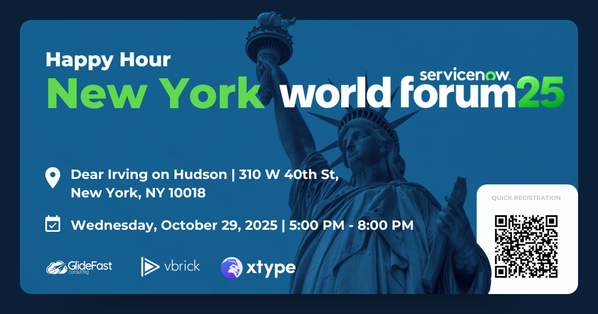 ServiceNow World Forum - NYC Happy Hour