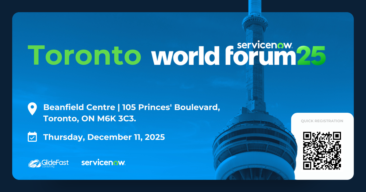 ServiceNow World Forum - Toronto